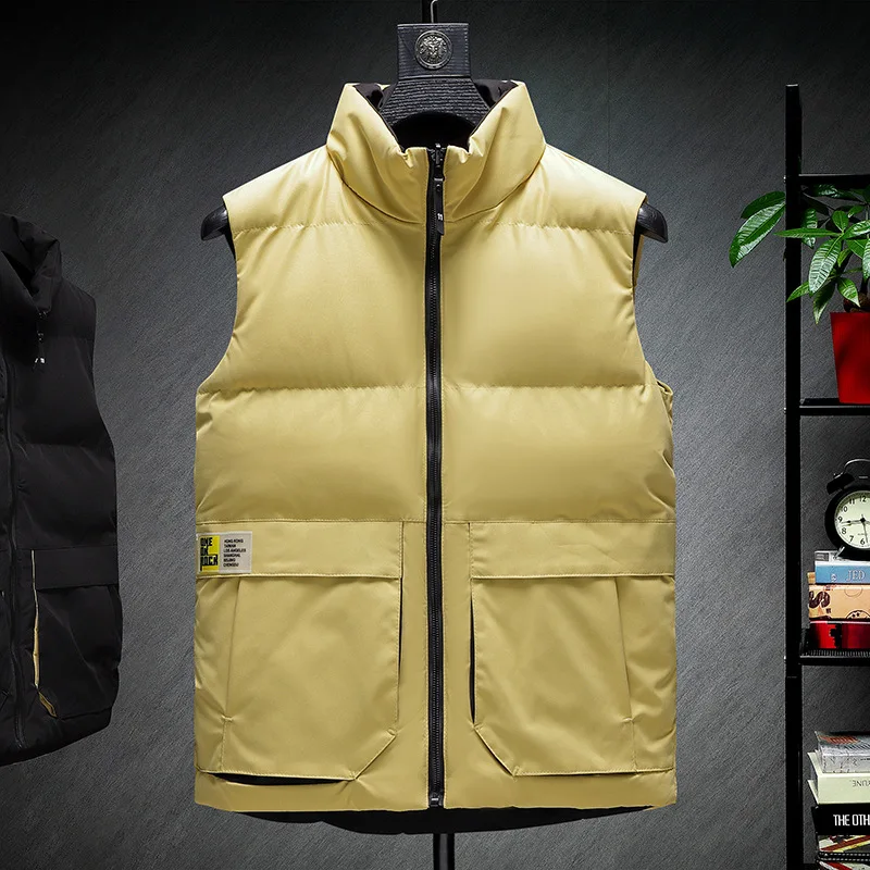 Brands Autumn Winter Men Vest Sleeveless Jacket Military Tactical Vest Warm Casual Loose Coat Pockets Zipper Tops Korean Fashion
Brands Autumn Winter Men Vest Sleeveless Jacket Military Tactical Vest Warm Casual Loose Coat Pockets Zipper Tops Korean Fashion