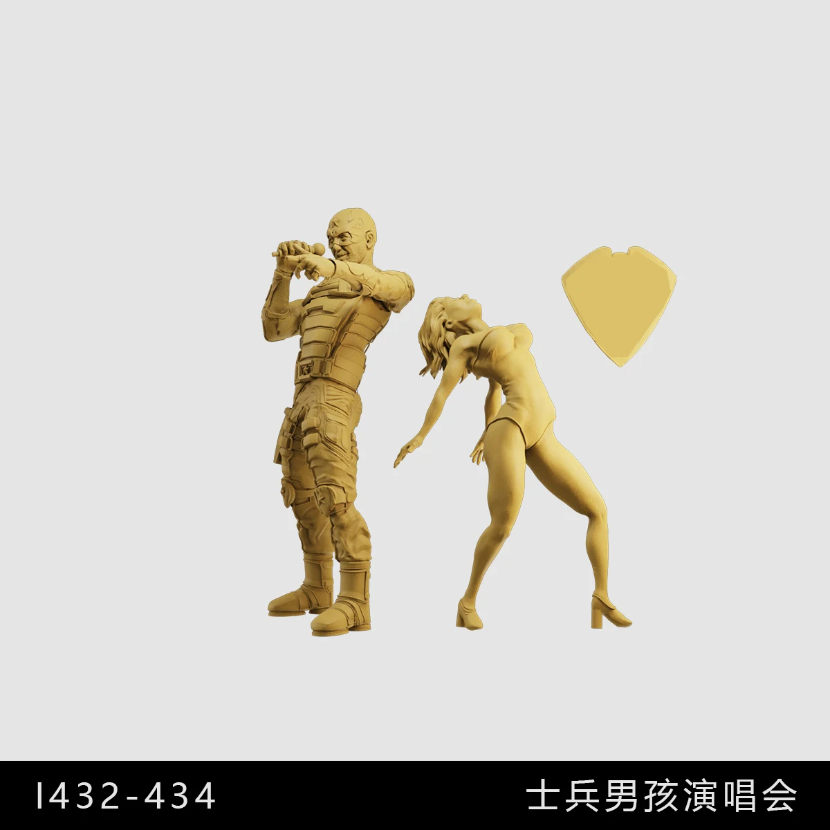 3D Print 1/64 1/43 Soldier Boy Singing Female Dancer Figures Miniatures Model Figurine Mini Doll Creative Scene Prop Display Dec
3D Print 1/64 1/43 Soldier Boy Singing Female Dancer Figures Miniatures Model Figurine Mini Doll Creative Scene Prop Display Dec