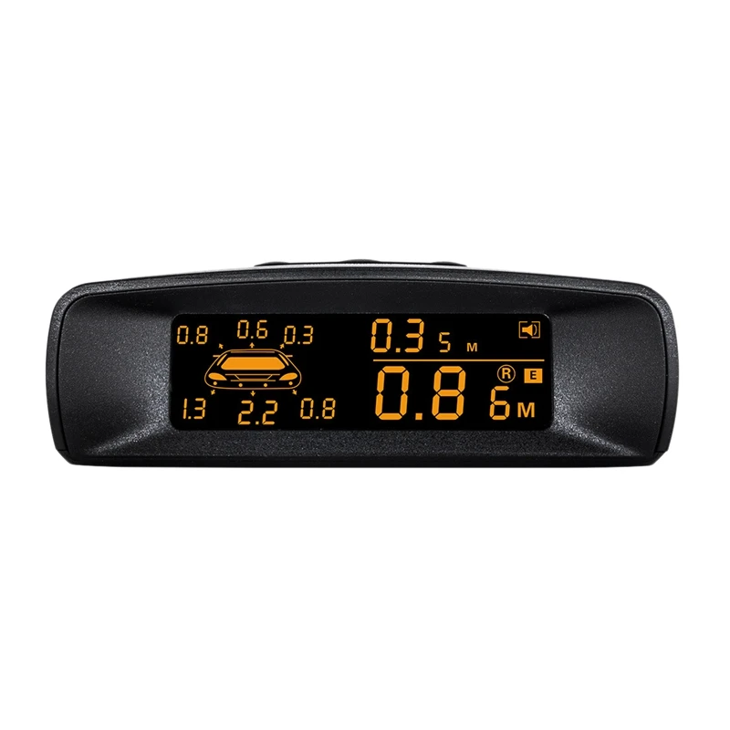 

Car LCD Parking Sensor Kit, Visible Full Digital Distance Display Reversing R-Adar With 8 Sensors Fit All Cars