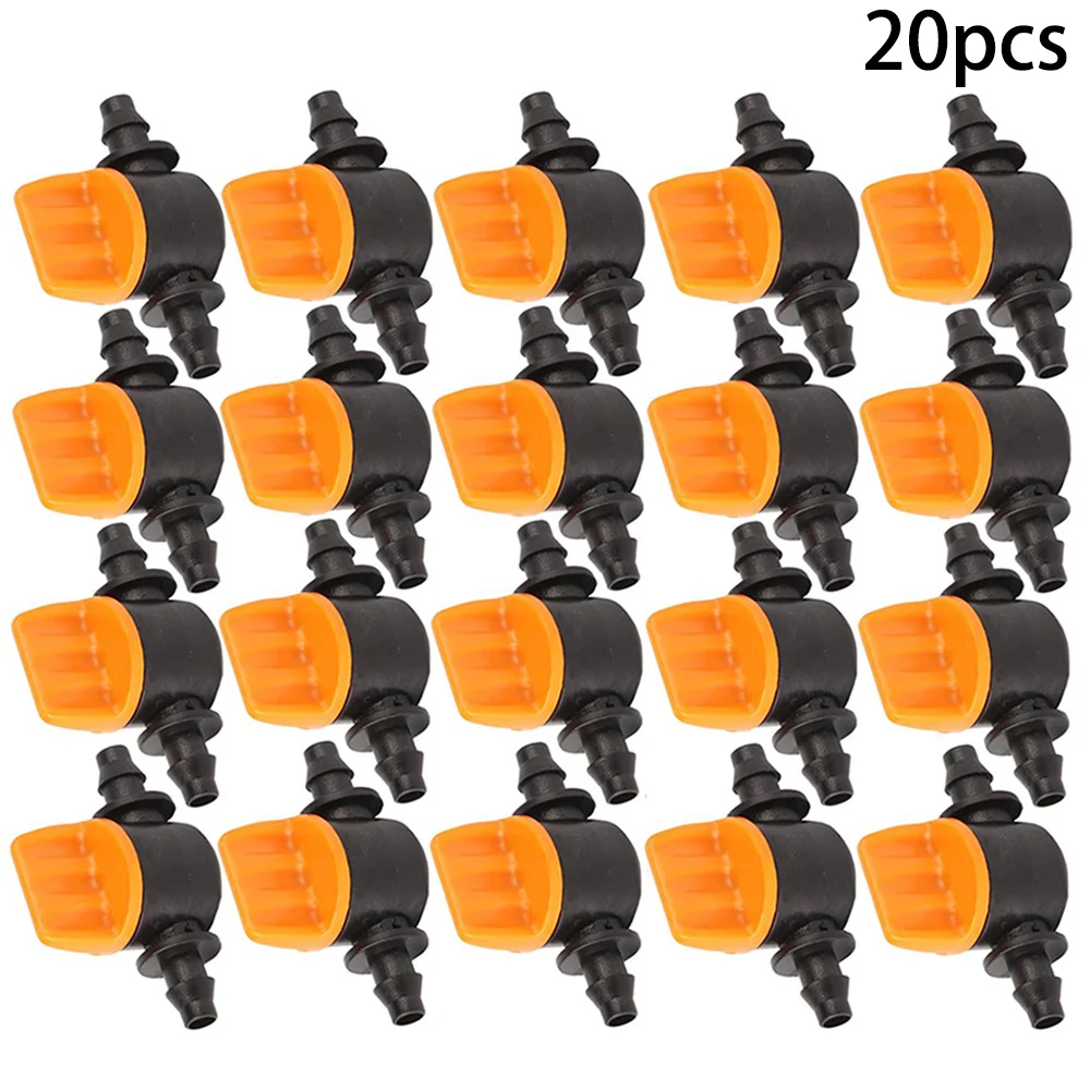 20Pcs Mini Valve For 4/7mm Barbed Water Flow Control Valve Spiked Water Hose Connectors For Garden Irrigation
20Pcs Mini Valve For 4/7mm Barbed Water Flow Control Valve Spiked Water Hose Connectors For Garden Irrigation