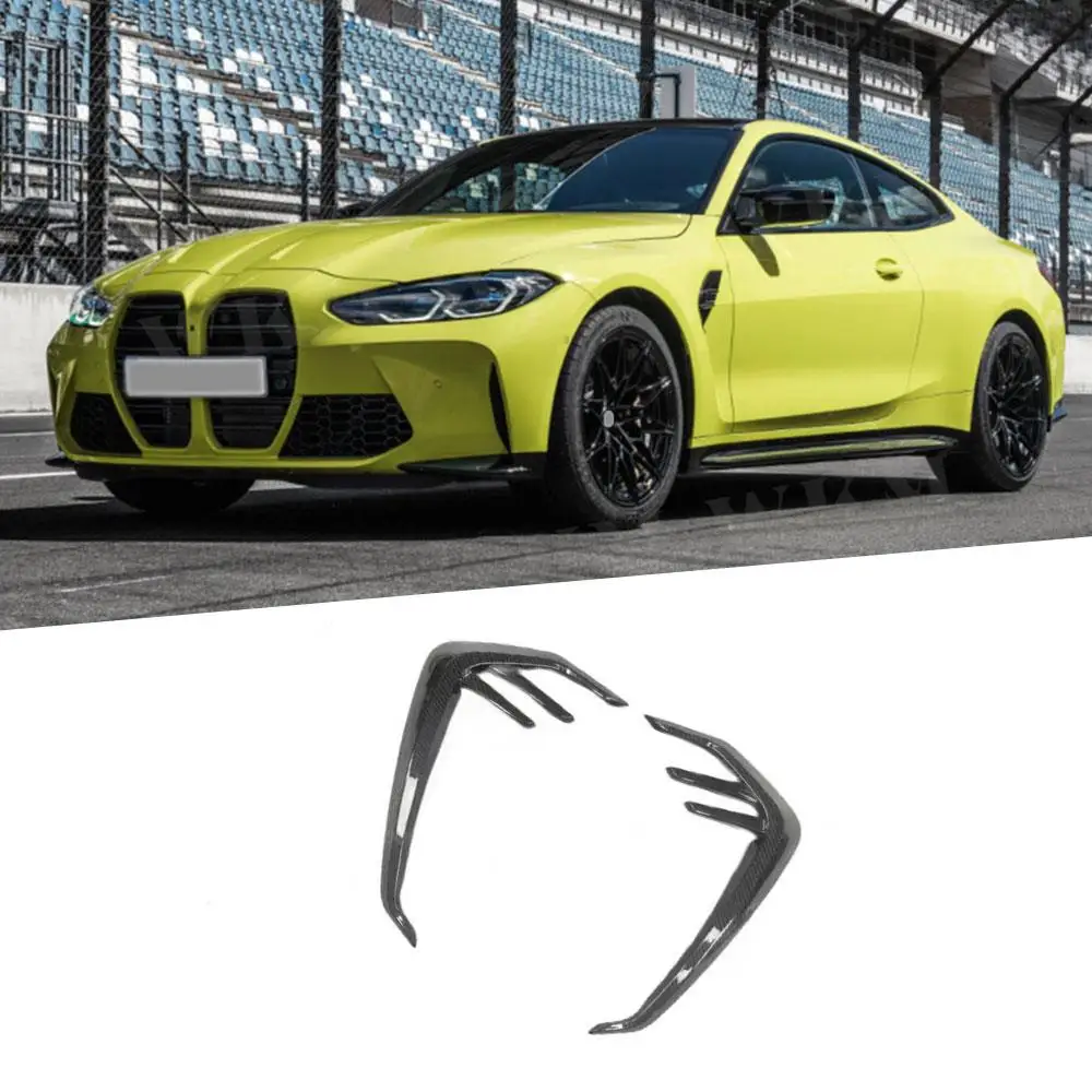 Dry Carbon Fiber Front Side Fender Fin Splitters Car Fender Decoration for BMW 4 Series G82 G83 M4 2021+ Car Air Vent Cover Trim
Dry Carbon Fiber Front Side Fender Fin Splitters Car Fender Decoration for BMW 4 Series G82 G83 M4 2021+ Car Air Vent Cover Trim