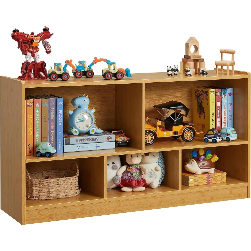 Toy Organizers and Storage, 5-Section Kids Bookshelf for Organizing Books Toys, School Classroom Wooden Storage Cabinet for Chil
Toy Organizers and Storage, 5-Section Kids Bookshelf for Organizing Books Toys, School Classroom Wooden Storage Cabinet for Chil