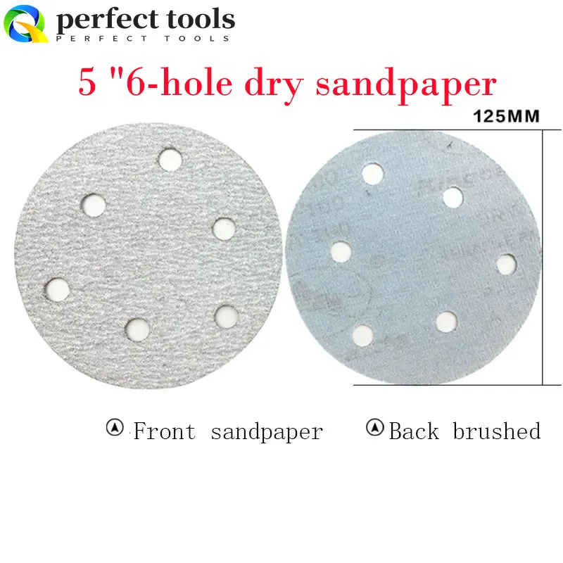 50Pcs 5Inch 125mm Round Sandpaper Six Hole Sanding Disk Set 80-400 Hook & Loop Abrasive Sander Paper Use For Car Polishing T
50Pcs 5Inch 125mm Round Sandpaper Six Hole Sanding Disk Set 80-400 Hook & Loop Abrasive Sander Paper Use For Car Polishing T
