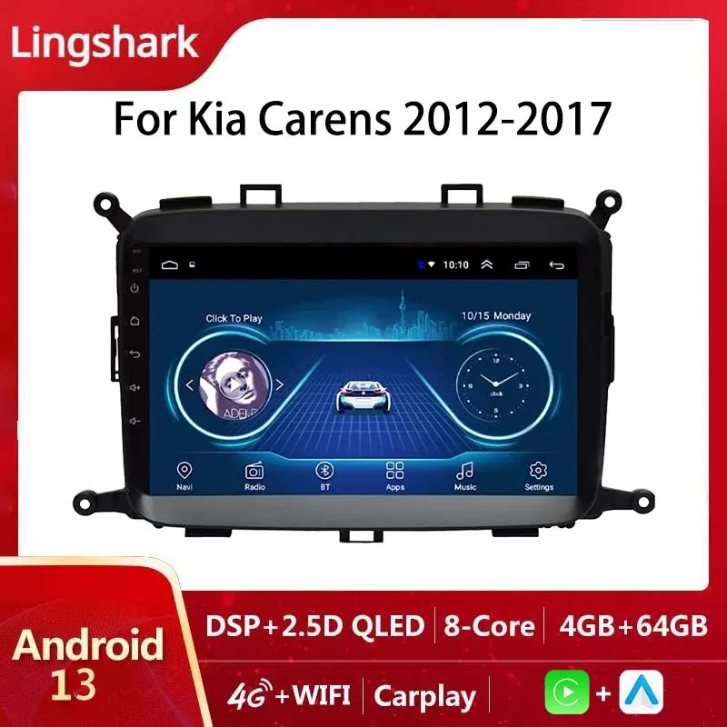 Автомобильный мультимедийный плеер Carplay, Android 13, 9 дюймов, GPS-навигация, 4 + 64 ГБ, для Kia Rondo, для Kia Carens 2012-2017, Wi-Fi, 4G, BT, DVR
Автомобильный мультимедийный плеер Carplay, Android 13, 9 дюймов, GPS-навигация, 4 + 64 ГБ, для Kia Rondo, для Kia Carens 2012-2017, Wi-Fi, 4G, BT, DVR