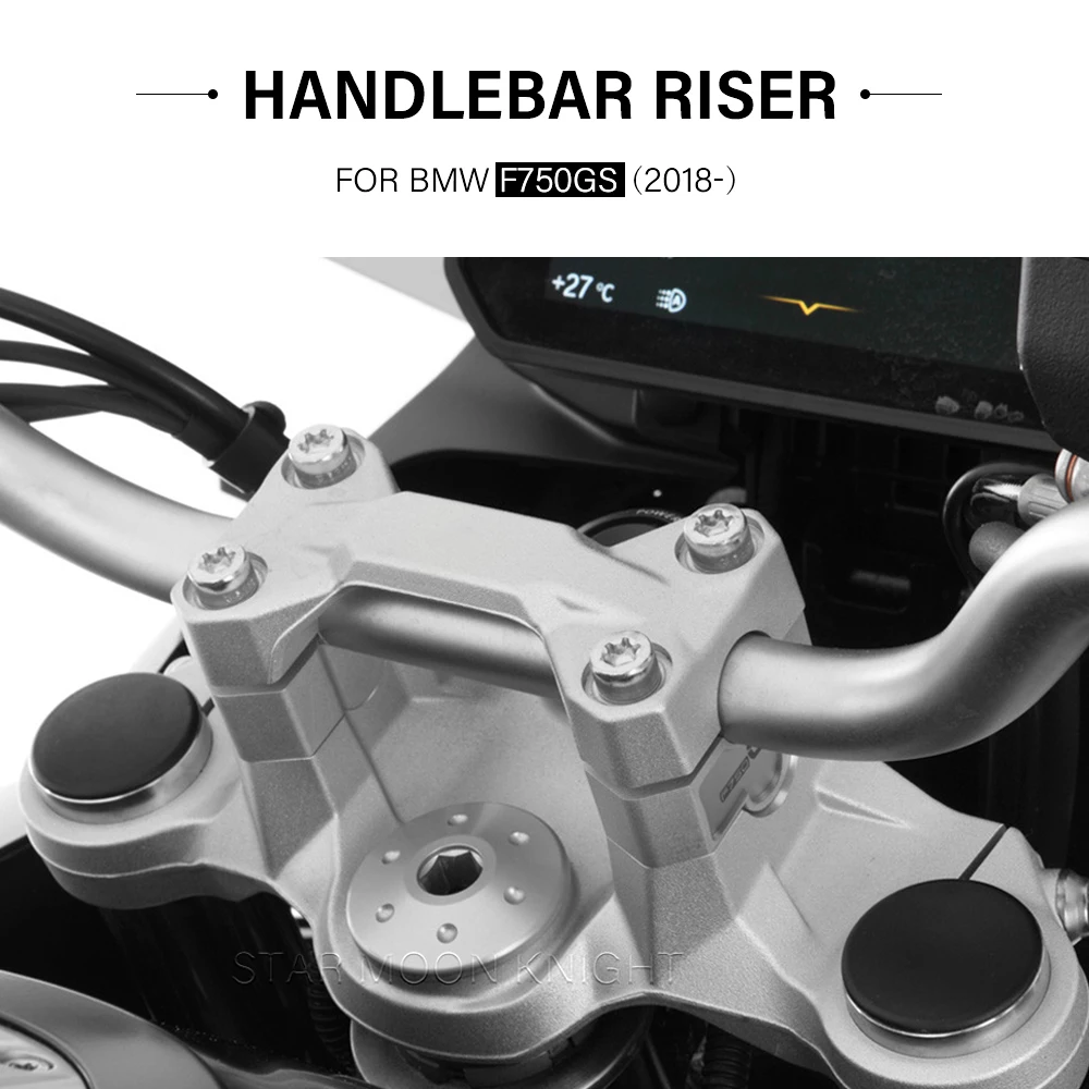 

Handlebar Riser Clamp For BMW F750GS F 750 GS F750 GS 2018- 2022 2021 CNC Handle Bar Lift Extend Adapter Mount Height Up 30MM