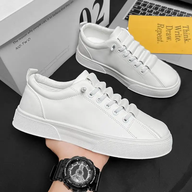 Men's Shoes Summer Breathable Trendy Casual Board Shoes Men's 2023 New Sports White Shoes Autumn European Station 
Men's Shoes Summer Breathable Trendy Casual Board Shoes Men's 2023 New Sports White Shoes Autumn European Station