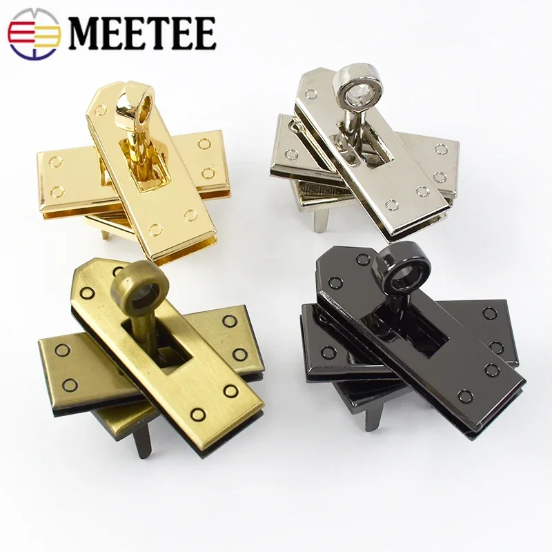 Meetee 1-5Sets (1Set=3Pcs) Metal Bags Twist Turn Lock Buckles Luggage Handbag Locks Clasp Purse LeatherCraft Hardware Accessory
Meetee 1-5Sets (1Set=3Pcs) Metal Bags Twist Turn Lock Buckles Luggage Handbag Locks Clasp Purse LeatherCraft Hardware Accessory