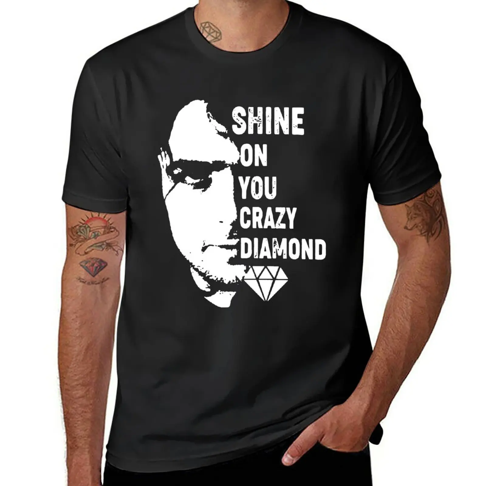 

New Shine On You Crazy Diamond T-Shirt boys t shirts funny t shirts men clothes