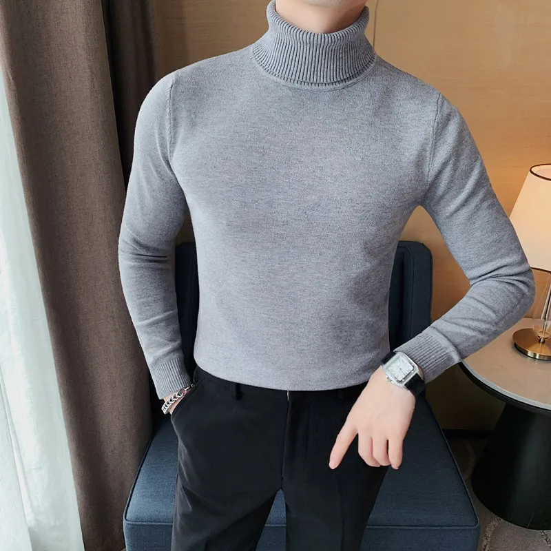 2022 Korean Slim Solid Color Turtleneck Sweater Mens Winter Long Sleeve Warm Knit Sweater Classic Solid Casual Bottoming Shirt
2022 Korean Slim Solid Color Turtleneck Sweater Mens Winter Long Sleeve Warm Knit Sweater Classic Solid Casual Bottoming Shirt