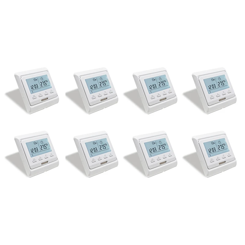 Hot TTKK 8X 16A 230V LCD Programmable Warm Floor Heating Room Thermostat Thermoregulator Temperature Controller Manual Mechanica
Hot TTKK 8X 16A 230V LCD Programmable Warm Floor Heating Room Thermostat Thermoregulator Temperature Controller Manual Mechanica
