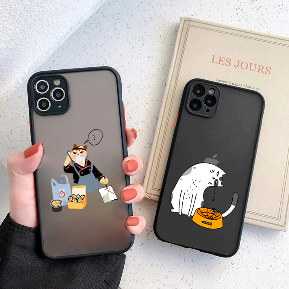 Cartoon Cute Cat Phone Case for IPhone 14 13 12 11 ProMax Mini Plus Acrylic Hard Back Cover for IPhone XR XS Max 7 8 SE 2022
Cartoon Cute Cat Phone Case for IPhone 14 13 12 11 ProMax Mini Plus Acrylic Hard Back Cover for IPhone XR XS Max 7 8 SE 2022