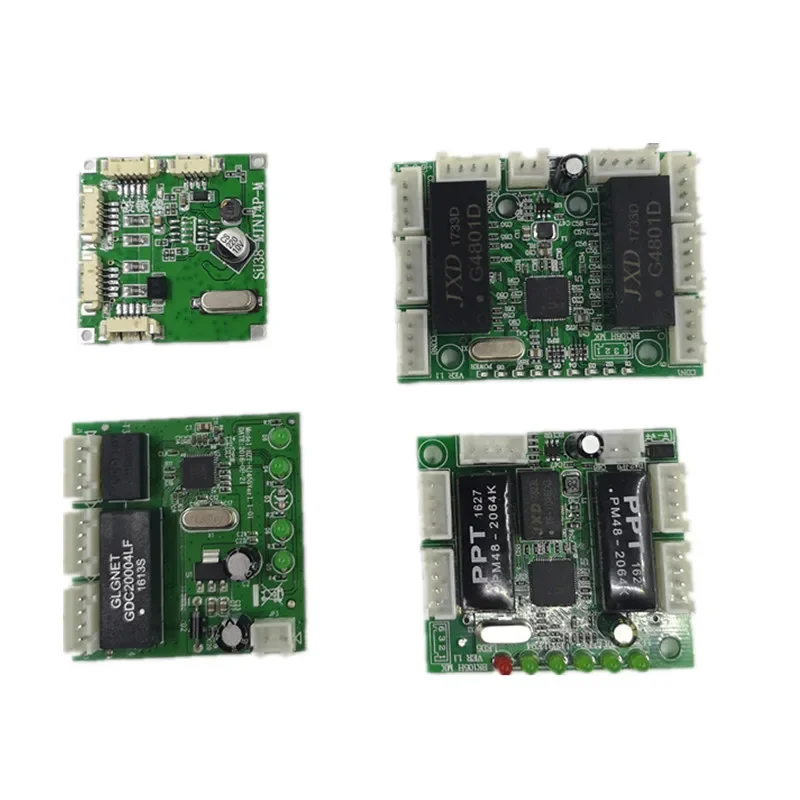 

mini module design ethernet switch circuit board for ethernet switch module 10/100mbps 3/4/5/8 port PCBA board OEM Motherboard