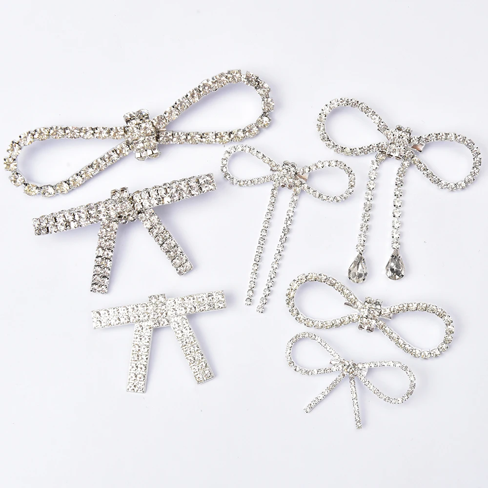 Rhinestone Bow Exquisite Brooch French Buckle Super Shiny Crystal Diamond Diy Decorations Clothing Shoes Elegant Accessories 
Rhinestone Bow Exquisite Brooch French Buckle Super Shiny Crystal Diamond Diy Decorations Clothing Shoes Elegant Accessories
