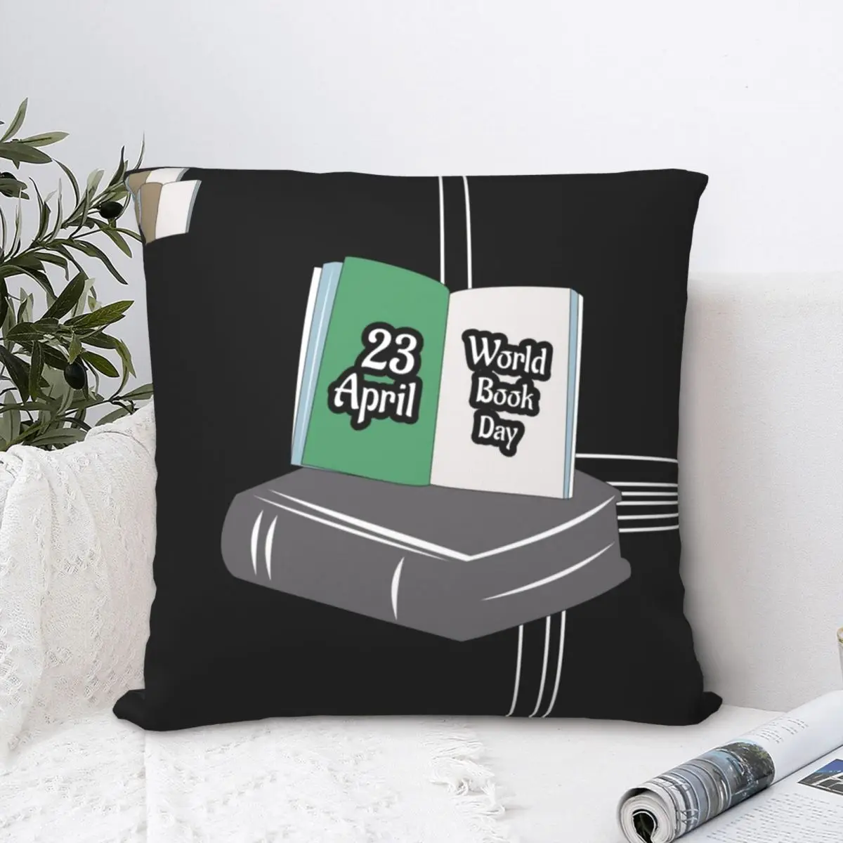 World Book Day Square Pillowcase Polyester Pillow Cover Velvet Cushion Decor Comfort Throw Pillow For Home Bedroom
World Book Day Square Pillowcase Polyester Pillow Cover Velvet Cushion Decor Comfort Throw Pillow For Home Bedroom