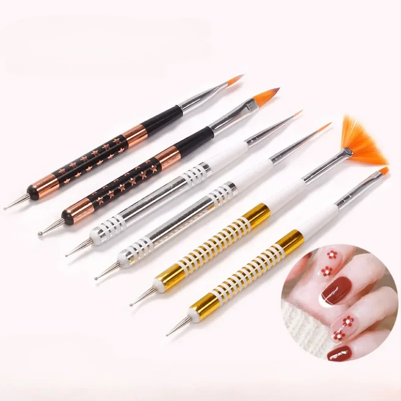 Набор двусторонних ручек для дизайна ногтей, 5 шт.
Набор двусторонних ручек для дизайна ногтей, 5 шт.