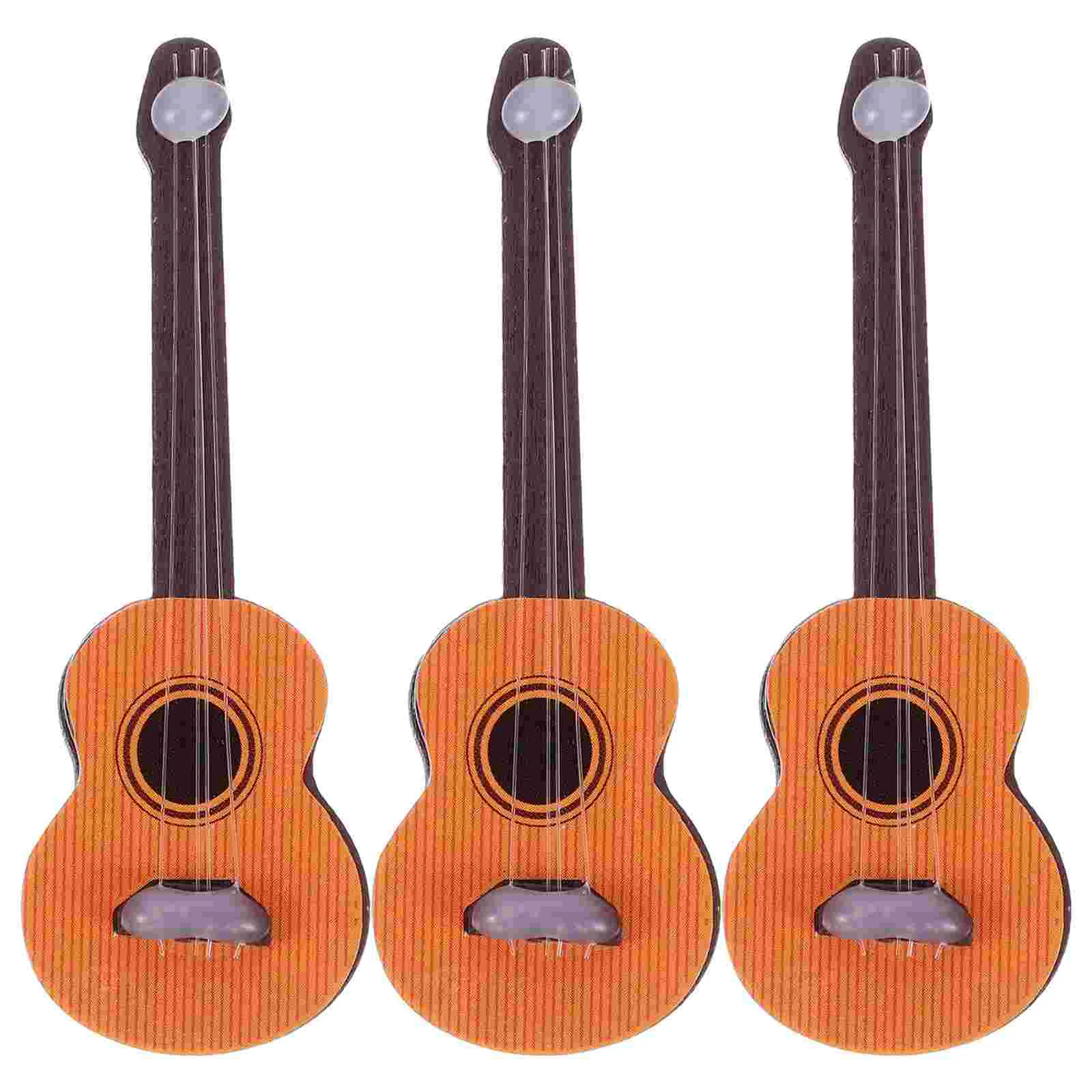 3 Pcs Mini House Decoration DIY Adorn Keychain Accessories Musical Instrument Small Guitar Model Creative Simulation
3 Pcs Mini House Decoration DIY Adorn Keychain Accessories Musical Instrument Small Guitar Model Creative Simulation