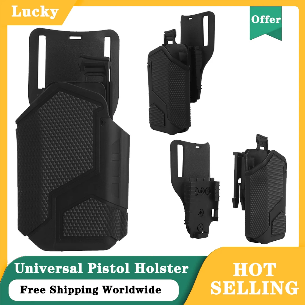 

NEW！ Lightweight QLS Universal Quick Draw Pistol Holster/For Military Airsoft SIG, Glock, FNS, 150 Models with X300UA Flashlight