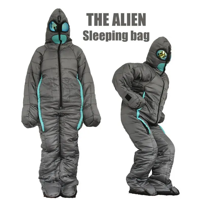 

Human Sleeping Bag Wearable Sleeping Pouch Unisex's Full Body Alien Sleeping Pouch With Arms And Legs For Travel Outdoor Hiking