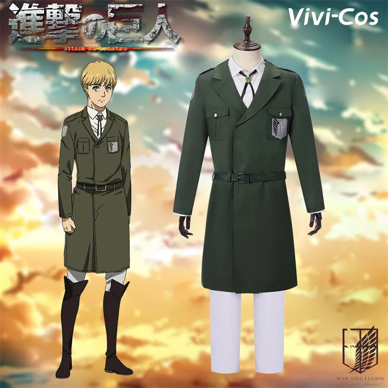 Vivi-Cos Anime Attack on Titan Armin Arlert Cool Suit Cosplay Women's Costumes Halloween Carnival Role Play Party New XS-XXL
Vivi-Cos Anime Attack on Titan Armin Arlert Cool Suit Cosplay Women's Costumes Halloween Carnival Role Play Party New XS-XXL