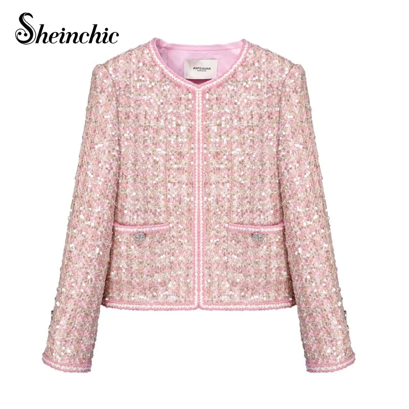 Autumn Winter Luxury Clothes Women 2023 Korean Fashion Pink Plaid Tweed Jacket Brand Designer Wool Coat New In Outwears
Autumn Winter Luxury Clothes Women 2023 Korean Fashion Pink Plaid Tweed Jacket Brand Designer Wool Coat New In Outwears