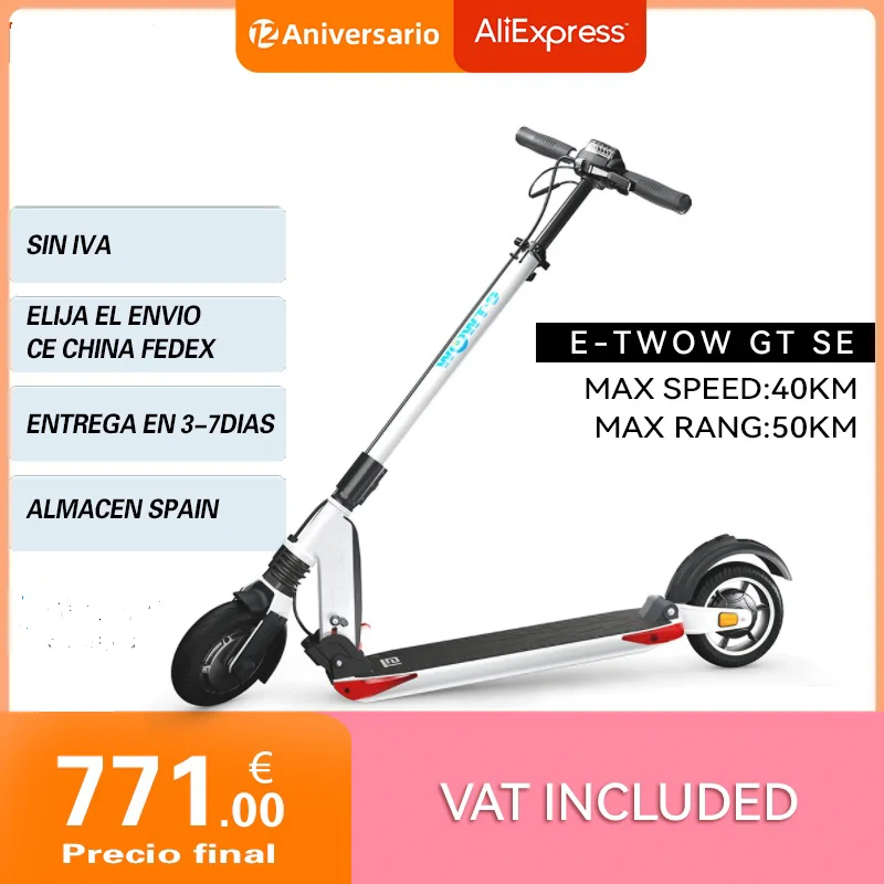 NAVEE V50 Electric Scooter Foldable 600W Max Power 40km Max Range 10 inch  Pneumatic Tire EScooter with AirTag Holder LED Display - AliExpress