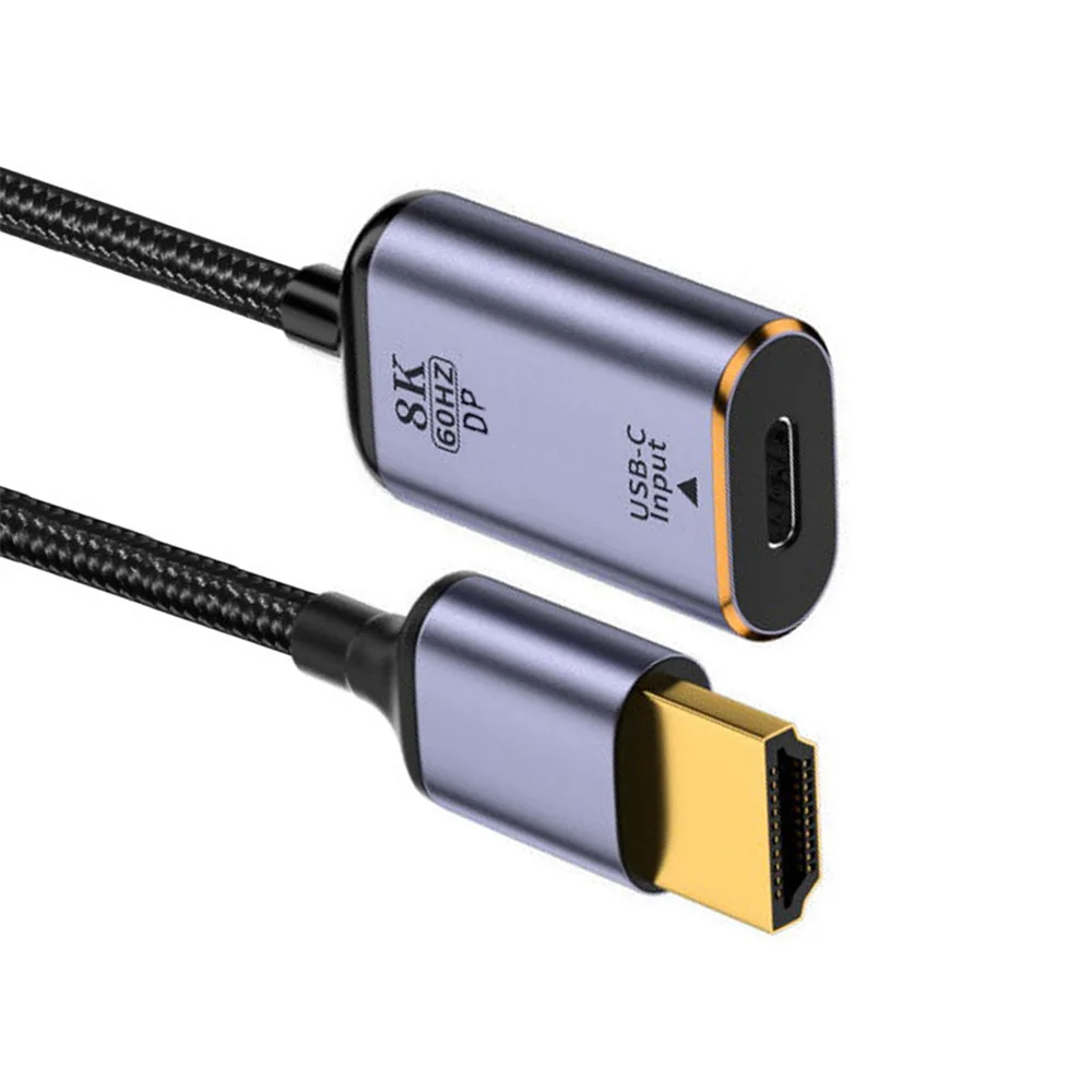 USB-C Type C Female Source to HDTV Sink HDTV Cable for Tablet Phone Laptop 8K@60hz 4K@120hz
USB-C Type C Female Source to HDTV Sink HDTV Cable for Tablet Phone Laptop 8K@60hz 4K@120hz