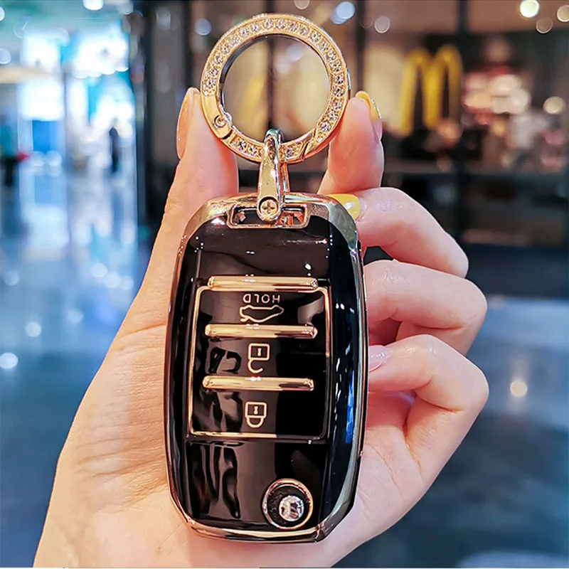 Fashion TPU Car Folding Key Case Cover Bag For Kia Rio QL Sportage Ceed Cerato Sorento K2 K3 K4 K5 Holder Keychain Key Protector
Fashion TPU Car Folding Key Case Cover Bag For Kia Rio QL Sportage Ceed Cerato Sorento K2 K3 K4 K5 Holder Keychain Key Protector