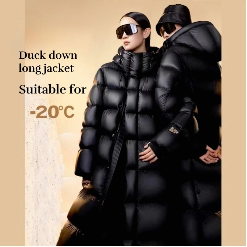 Down Jacket Men and Women for Winter White Duck Down Long Coat Waterproof Windbreaker Top Quality for Outdoor Camping Hiking
Down Jacket Men and Women for Winter White Duck Down Long Coat Waterproof Windbreaker Top Quality for Outdoor Camping Hiking