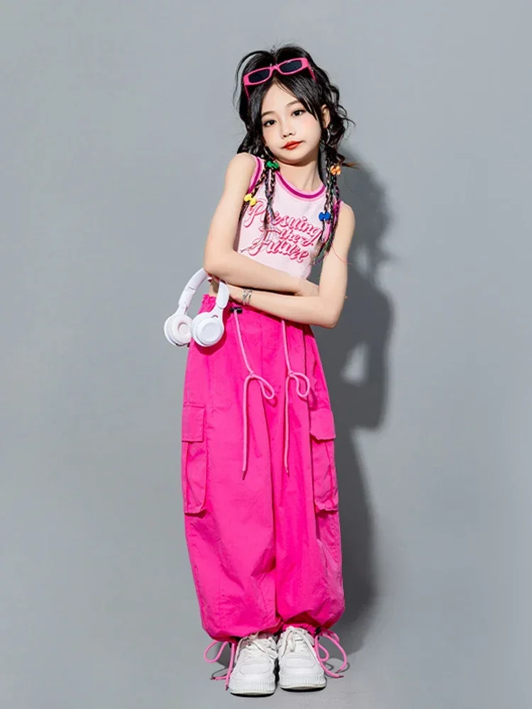 Girls Jazz Dance Street Dance Dopamine Suit Children HiphopThe Runway Show Jazz Performance Clothing Costumes Summer Clothes
Girls Jazz Dance Street Dance Dopamine Suit Children HiphopThe Runway Show Jazz Performance Clothing Costumes Summer Clothes