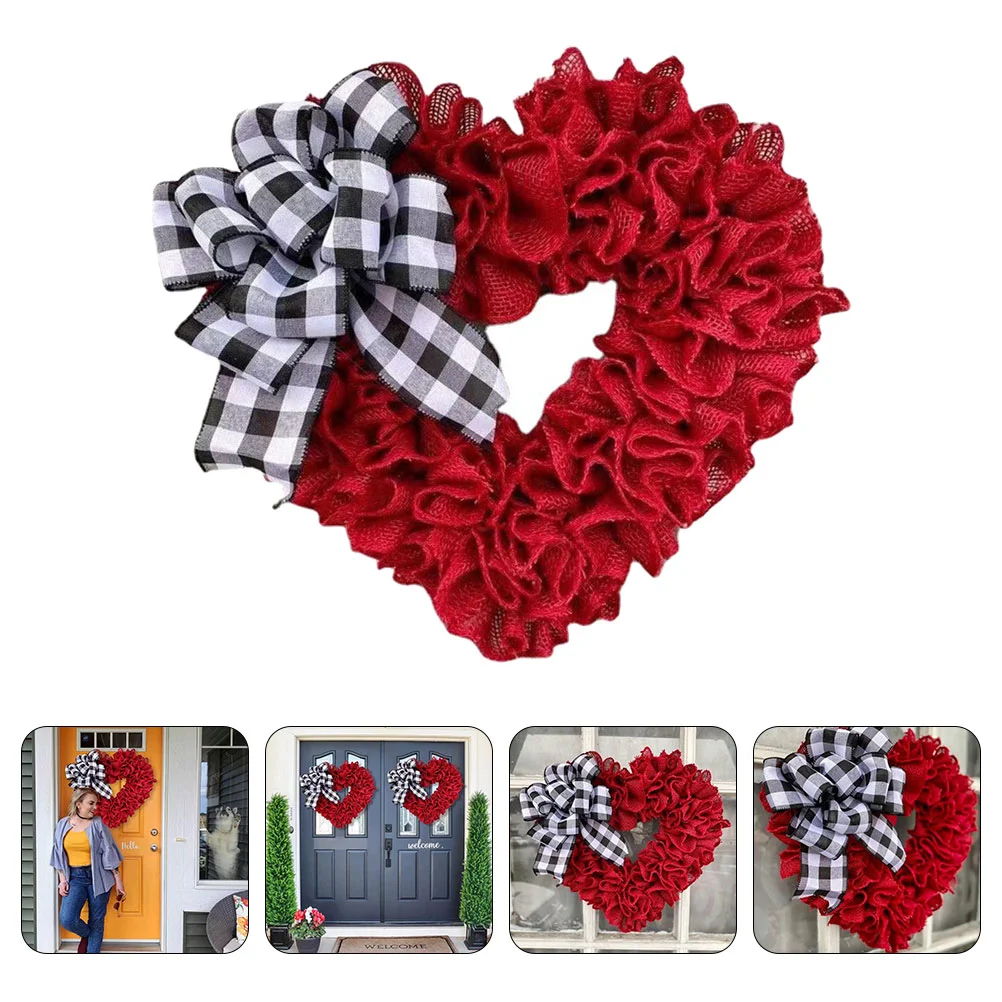 

Valentines Day Wreath Hanging Outdoor Christmas Decorations Valentine's Ornament