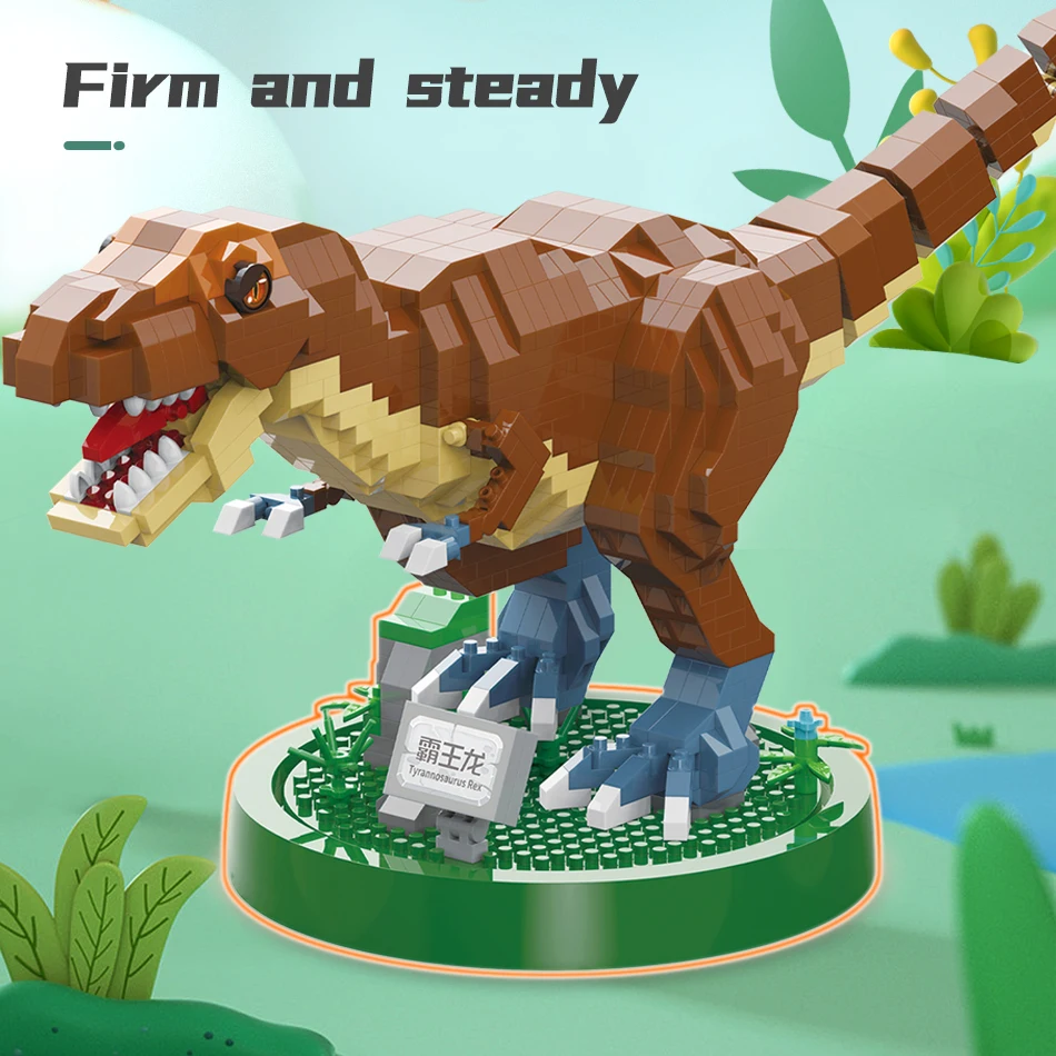 

MOYU Dinosaurs Building Blocks Tyrannosaurus Pterosaur Spinosaurus Assembling Model Bricks Kids DIY Toys Children Gift