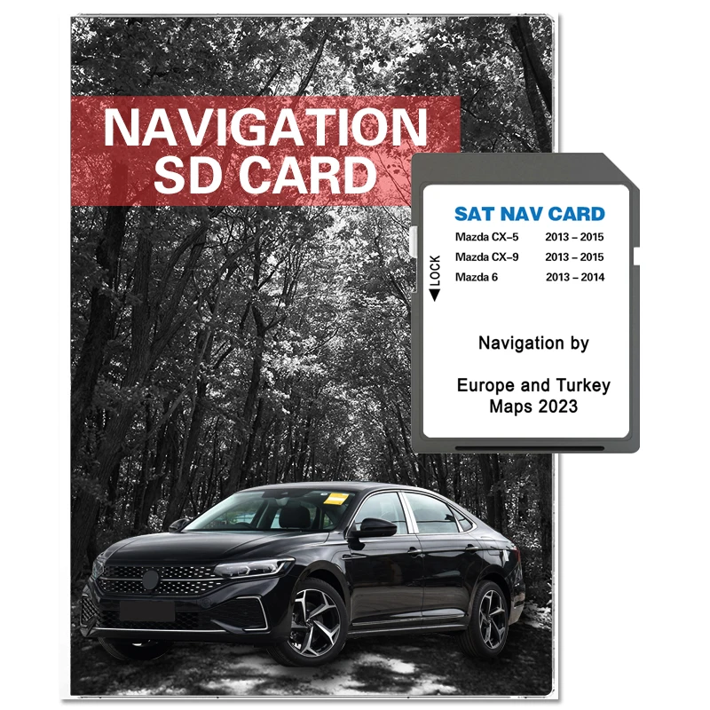 

Navi Software Update Memory card Sat Nav for Mazda 6 CX5 CX9 2022-2023 Navigation SD Card 8GB EU Turkey UK GPS Map Version Card