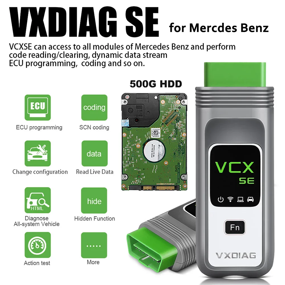 VXDIAG VCX SE VX408 DOIP For Benz All System Diagnosis Support J2534 ECU Programming C4 C6 Star Car Diagnostic Tool
VXDIAG VCX SE VX408 DOIP For Benz All System Diagnosis Support J2534 ECU Programming C4 C6 Star Car Diagnostic Tool
