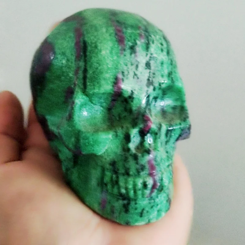 Natural Red and Green Treasure Mineral Crystal, Hand Carved Skull, Meditation Crystal, Spiritual Healing Gift, 800-1000g
Natural Red and Green Treasure Mineral Crystal, Hand Carved Skull, Meditation Crystal, Spiritual Healing Gift, 800-1000g