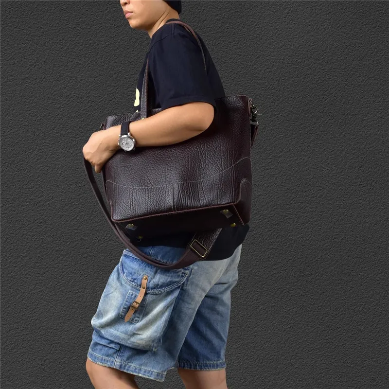 Organizers handmade genuine leather men's tote bags work handbags designer weekend shopping real cowhide large shoulder bags
Organizers handmade genuine leather men's tote bags work handbags designer weekend shopping real cowhide large shoulder bags