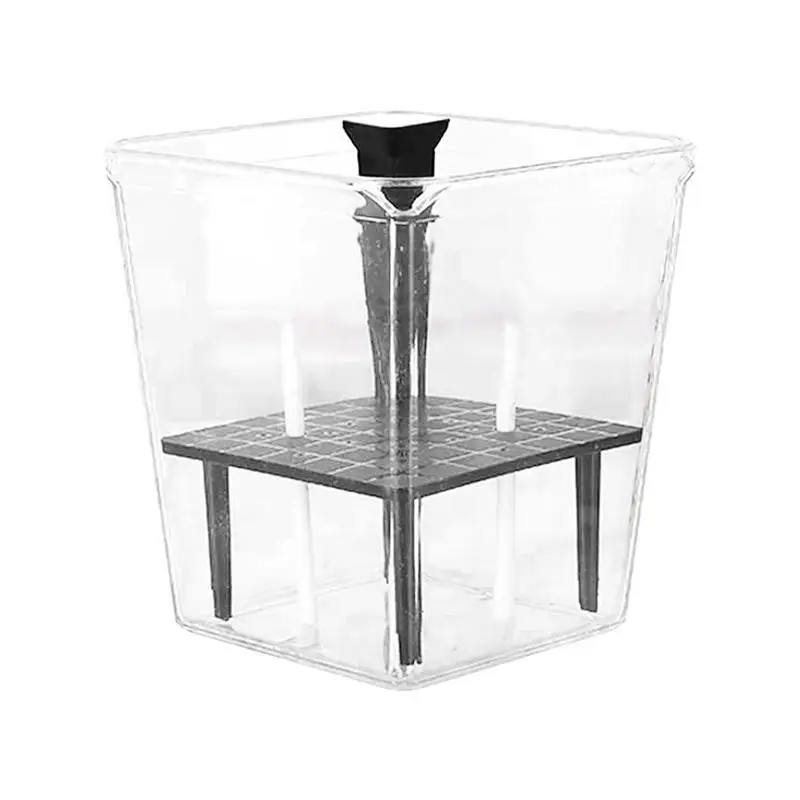 Self Watering Pots Transparent Double Layer Self Watering Planter Pot With Reservoir Decorative Household Vase For Orchid Rose
Self Watering Pots Transparent Double Layer Self Watering Planter Pot With Reservoir Decorative Household Vase For Orchid Rose
