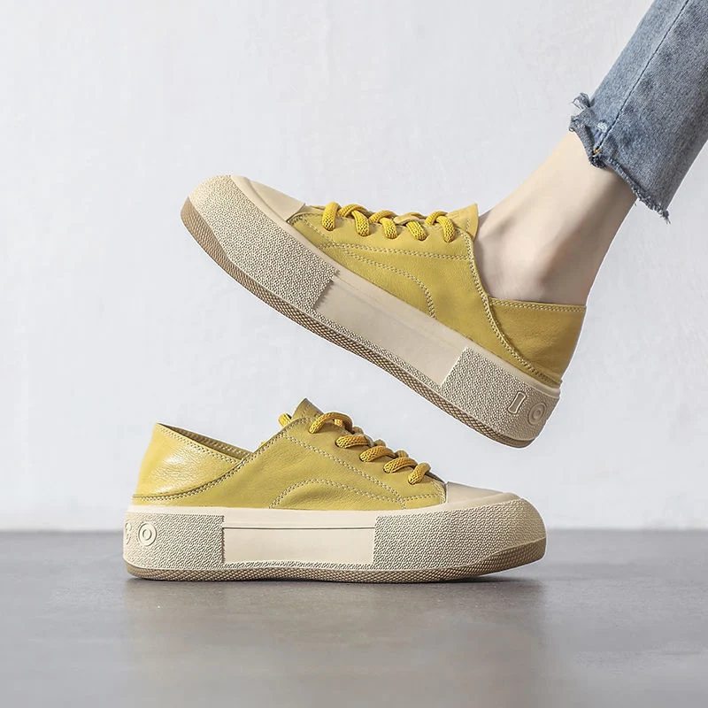 Soft Leather Thick Soled Small White Shoes Women 2022 Summer New Two Wear Stepping Foot Biscuit Shoes Retro Board Shoes
Soft Leather Thick Soled Small White Shoes Women 2022 Summer New Two Wear Stepping Foot Biscuit Shoes Retro Board Shoes