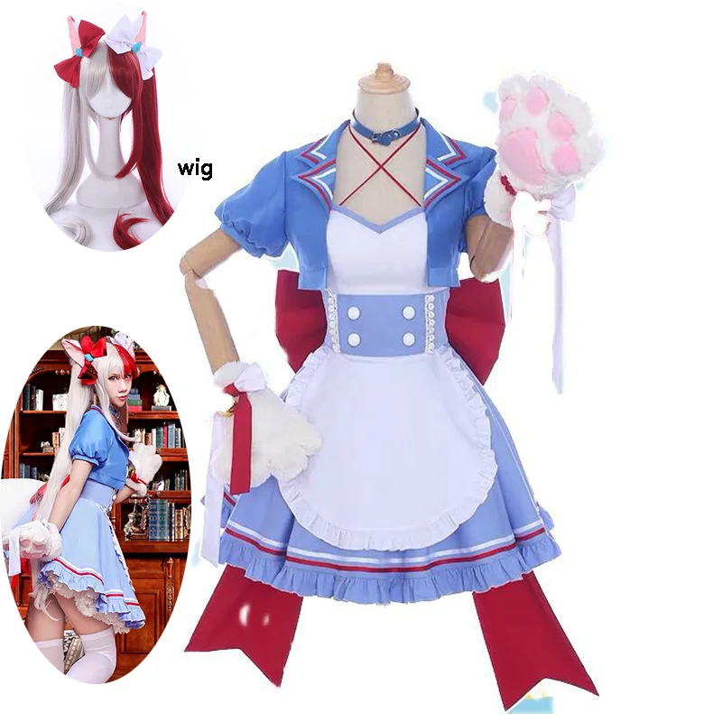 My Hero Academia Coffee Shop Little Hero Todoroki Shoto Cafe Maid Female Cosplay Costume Cat Woman Dress for Halloween and Wig
My Hero Academia Coffee Shop Little Hero Todoroki Shoto Cafe Maid Female Cosplay Costume Cat Woman Dress for Halloween and Wig