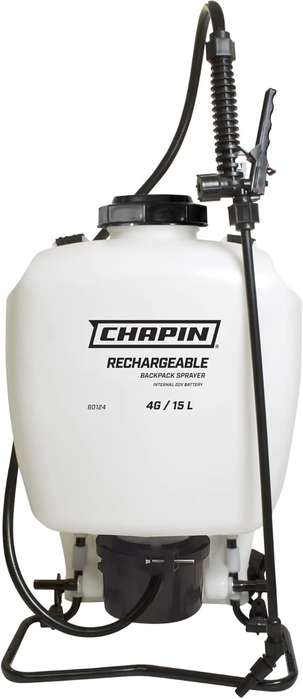 4-gallon Multi-purpose Internal Battery Rechargeable Backpack Sprayer Translucent White Poly Tank
4-gallon Multi-purpose Internal Battery Rechargeable Backpack Sprayer Translucent White Poly Tank
