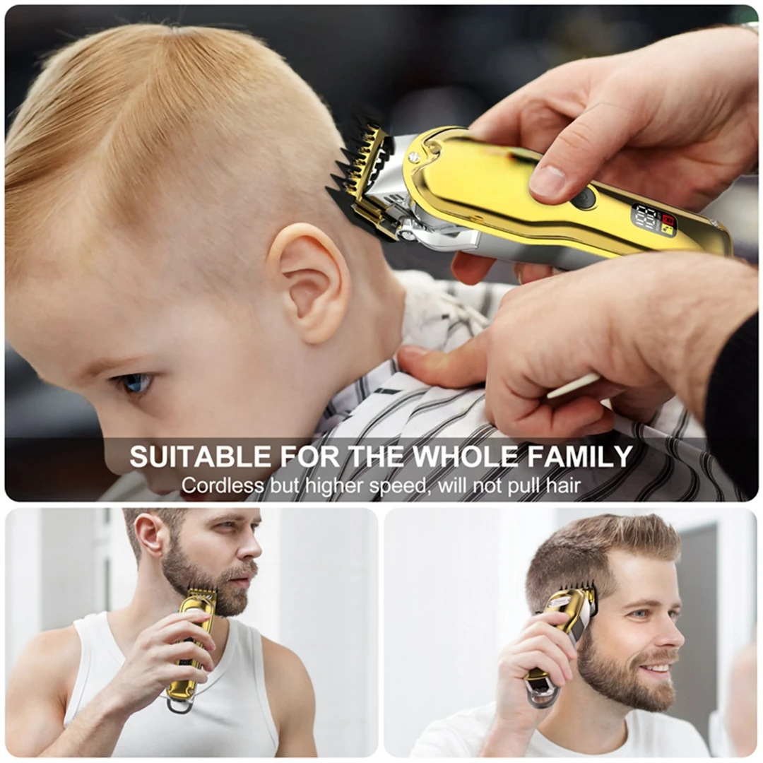 Clipper Professional Hair Trimmer Men Hair Trimmer Precision Long Hair Trimmer Waterproof IPX7
Clipper Professional Hair Trimmer Men Hair Trimmer Precision Long Hair Trimmer Waterproof IPX7
