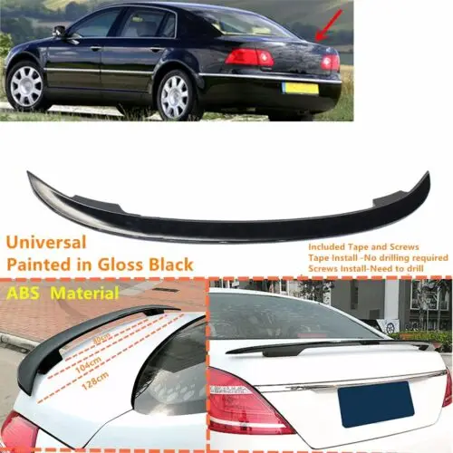 Fit For 04-05 VW Phaeton ABS Plastics Spoiler Trunk Sedan Universal Rear Wing Body Kit Accessories
Fit For 04-05 VW Phaeton ABS Plastics Spoiler Trunk Sedan Universal Rear Wing Body Kit Accessories
