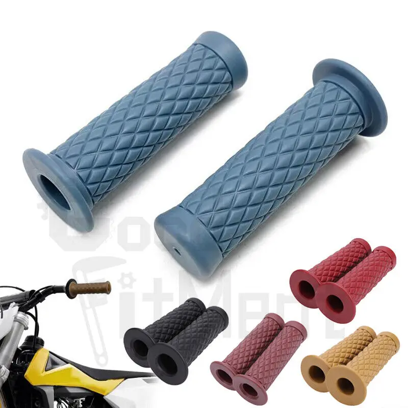 Universal 7/8" 22mm 24mm Non-slip Rubber Handlebar Grips for Moto Scooter Motocross Motorbike Grips Retro Motorcycle Hand Grips
Universal 7/8" 22mm 24mm Non-slip Rubber Handlebar Grips for Moto Scooter Motocross Motorbike Grips Retro Motorcycle Hand Grips