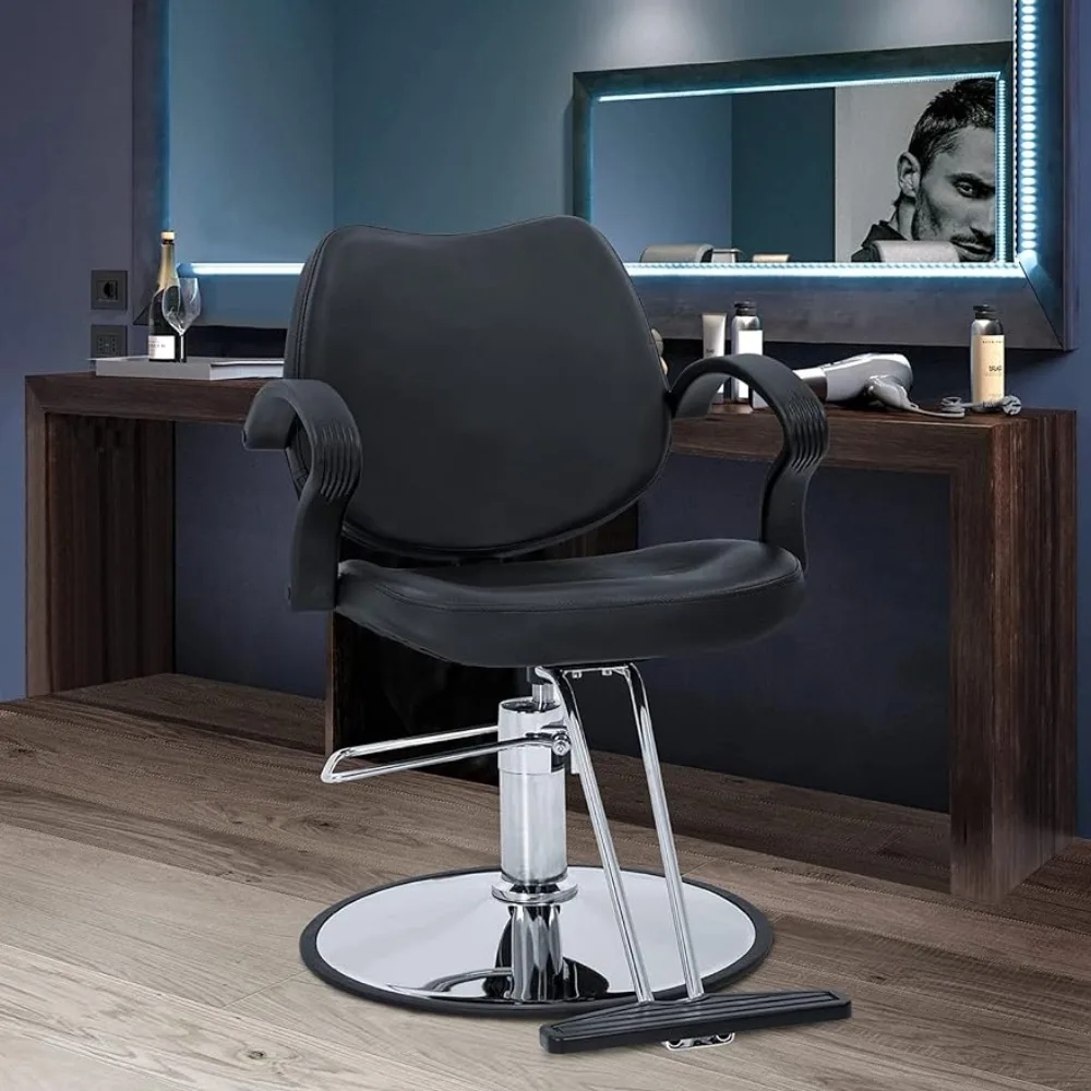 

360 Degrees Rolling Swivel Barber Salon Styling Adjustable Hydraulic Beauty Shampoo Hairdressing Chair Furniture Professional