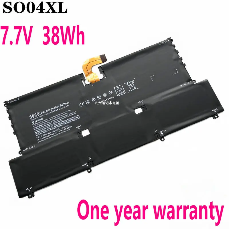 7.7V 38Wh SO04XL Laptop Battery For HP Spectre 13-v000 13-V015TU 13-V030NG 13-V123TU 843534-1C1 844199-855 HSTNN-IB7J TPN-C127
7.7V 38Wh SO04XL Laptop Battery For HP Spectre 13-v000 13-V015TU 13-V030NG 13-V123TU 843534-1C1 844199-855 HSTNN-IB7J TPN-C127