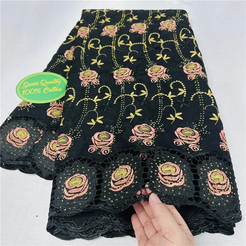 5 Yard Swiss Voile Lace Fabric Latest With Diamonds Embroidery African 100% Cotton Dubai Style For Party Cloth Material KL120501
5 Yard Swiss Voile Lace Fabric Latest With Diamonds Embroidery African 100% Cotton Dubai Style For Party Cloth Material KL120501