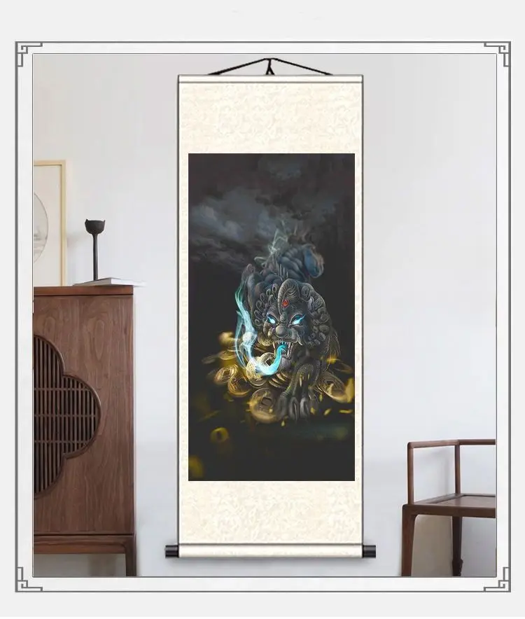 Chinese Style Scroll Paintings Wall Art Poster Vintage Room Decor Aesthetic Wall Hanging Living Room Fengshui Decoration Picture
Chinese Style Scroll Paintings Wall Art Poster Vintage Room Decor Aesthetic Wall Hanging Living Room Fengshui Decoration Picture