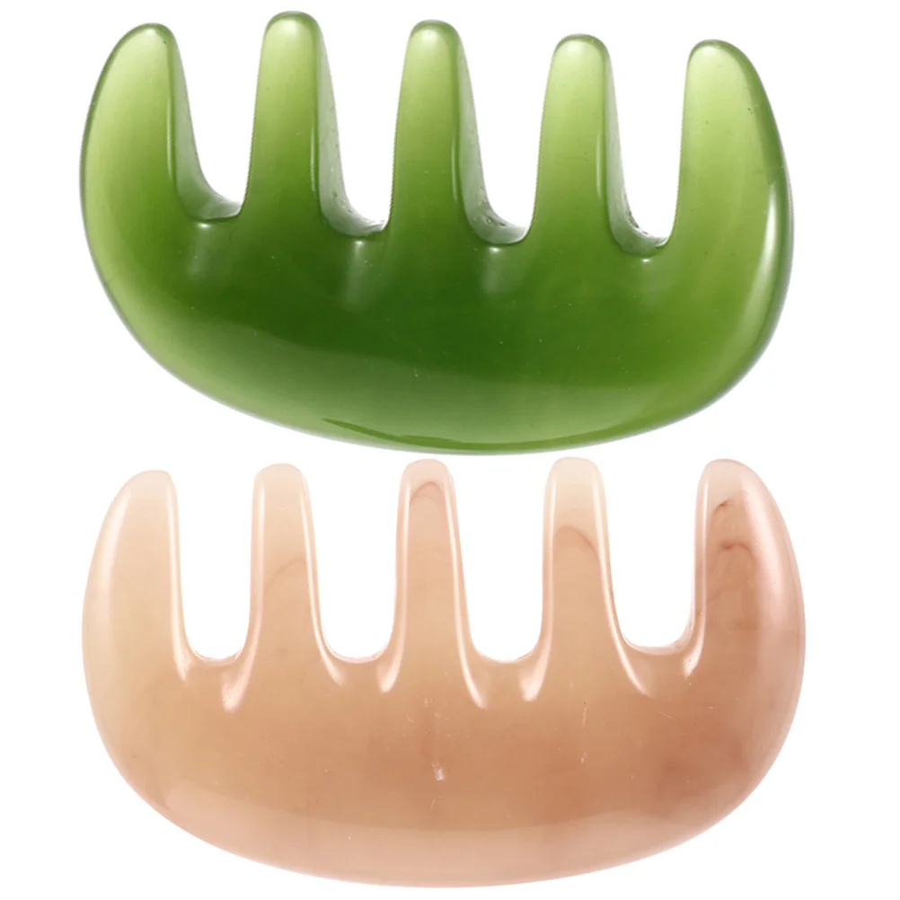 2 Pcs Body Massage Tools Scalp Comb Massager Jade Gua Sha Scraping Care Anti-Static Hair
2 Pcs Body Massage Tools Scalp Comb Massager Jade Gua Sha Scraping Care Anti-Static Hair