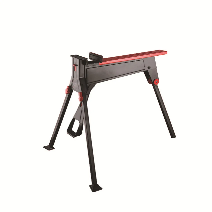 

Multi-Function Material Support Station Stands Portable Folding Sawhorse Workstation Woodworking Bench Clamp Table Vice 220V