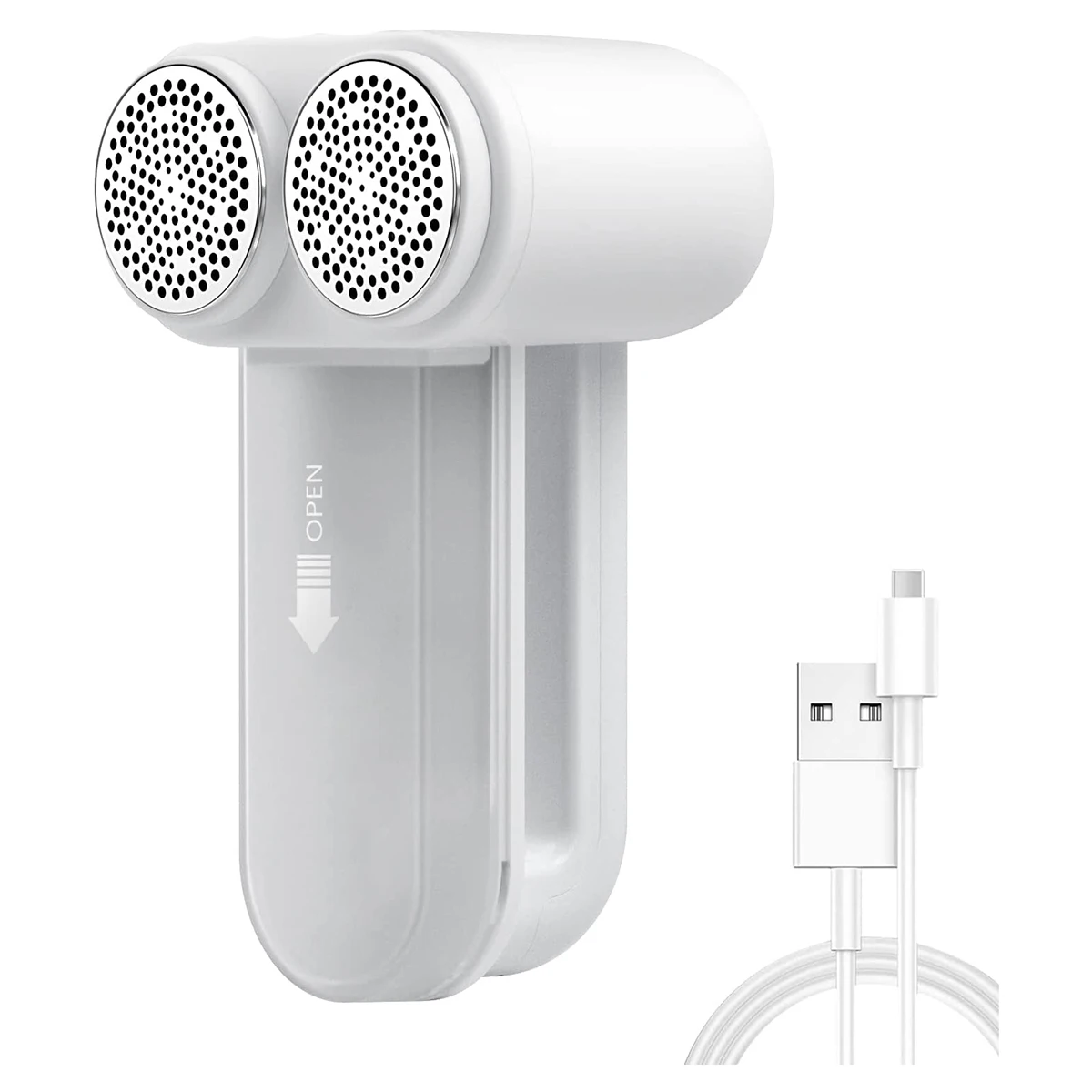 Fabric Shaver, Electric Lint Remover,Wireless Handheld Sweater Shavers with Lint Rollers , Dual-Head Lint Shaver
Fabric Shaver, Electric Lint Remover,Wireless Handheld Sweater Shavers with Lint Rollers , Dual-Head Lint Shaver