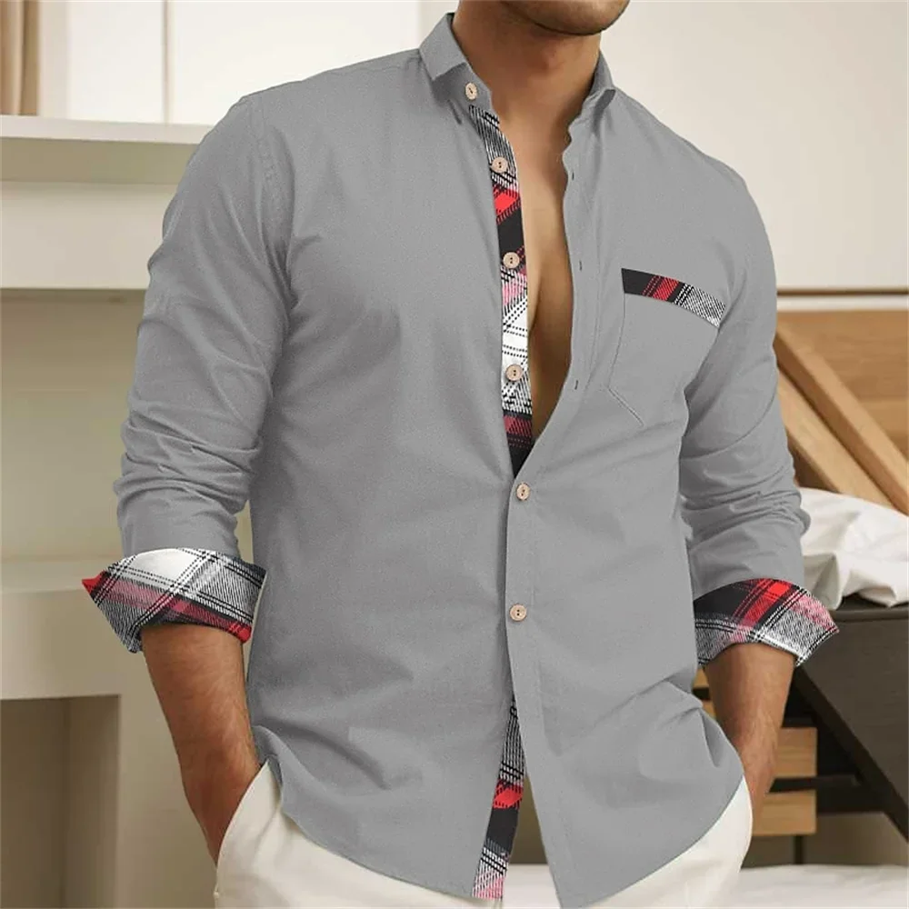 2024 New Men's Button Up Shirt Solid Color Long sleeved Lapel Daily Vacation Pocket Fashion Casual Comfortable Top Plus Size
2024 New Men's Button Up Shirt Solid Color Long sleeved Lapel Daily Vacation Pocket Fashion Casual Comfortable Top Plus Size